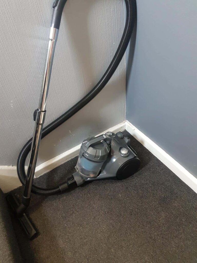 view of our own purchase amazon basics vacuum cleaner for carpet uk unboxing package arrival several weeks to month