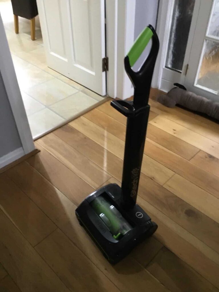 view of our own purchase gtech airram mk2 lightweight vacuum cleaner for seniors uk unboxing package arrival several weeks to month