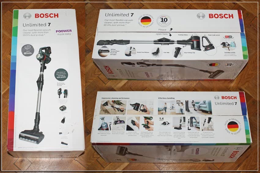 view of our own purchase testing bosch unlimited 7 bcs71petgb vacuum for pet hair and carpet uk our unboxing package arrival several weeks to month